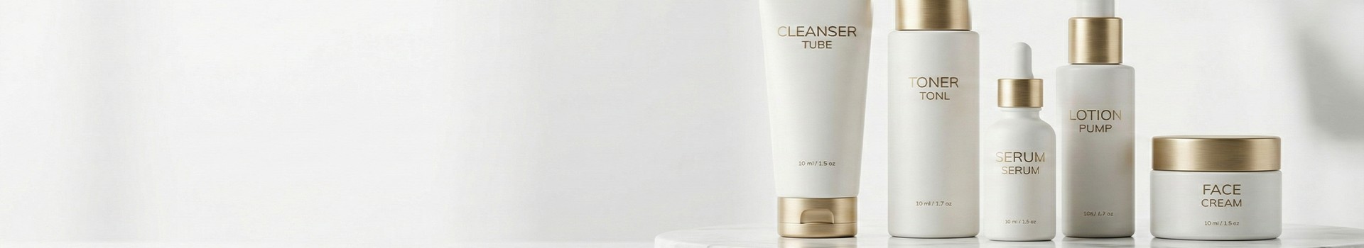 Complete skincare regimen gift sets and kit manufacturing, providing end-to-end solutions from formulation to gift box packaging.