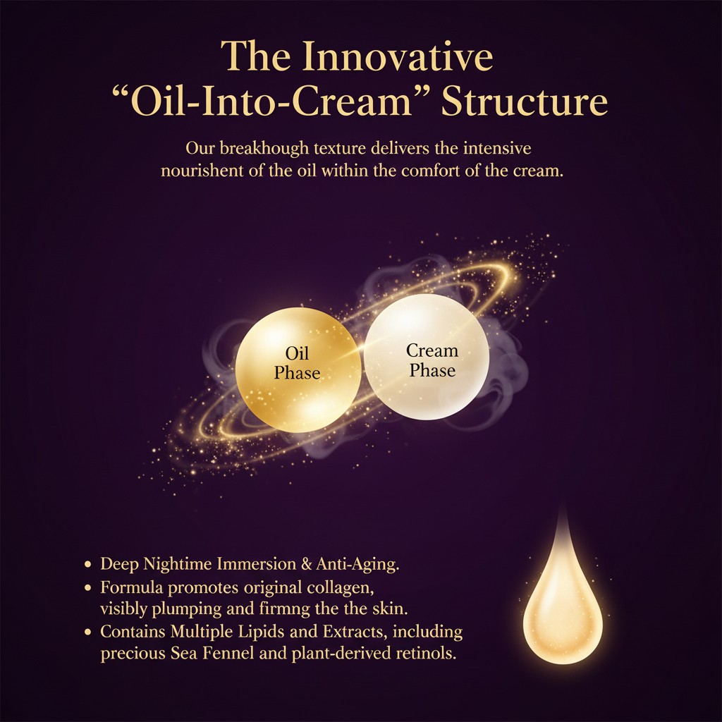 Key benefits of Age-Defying Oil Membrane Cream: Deep Repair, Plumping, Wrinkle Reduction, and Barrier Strengthening.