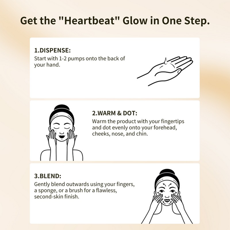 How to get heartbeat glow step by step