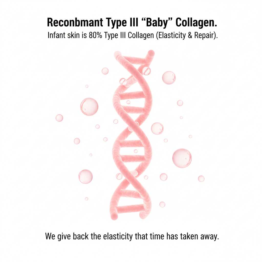 Recombinant type iii baby collagen anti aging