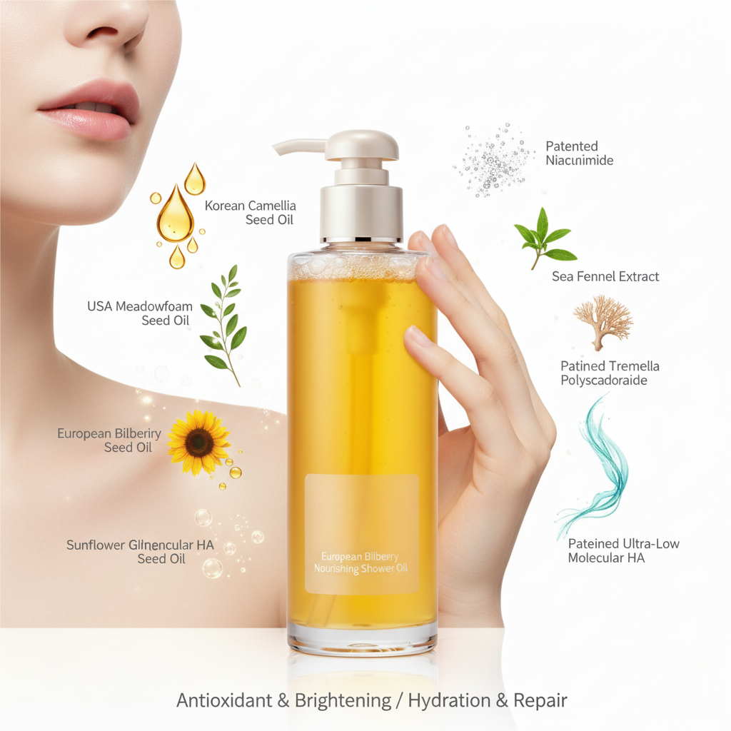 Bilberry camellia oil niacinamide ingredients