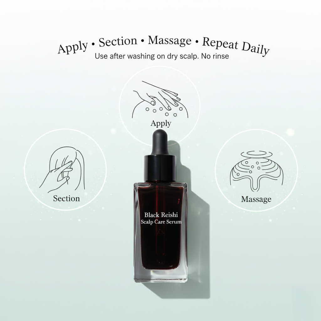 How to use scalp serum guide