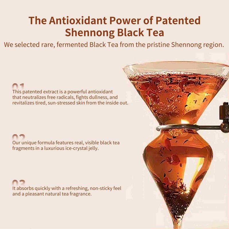 Patented shennong black tea antioxidant power