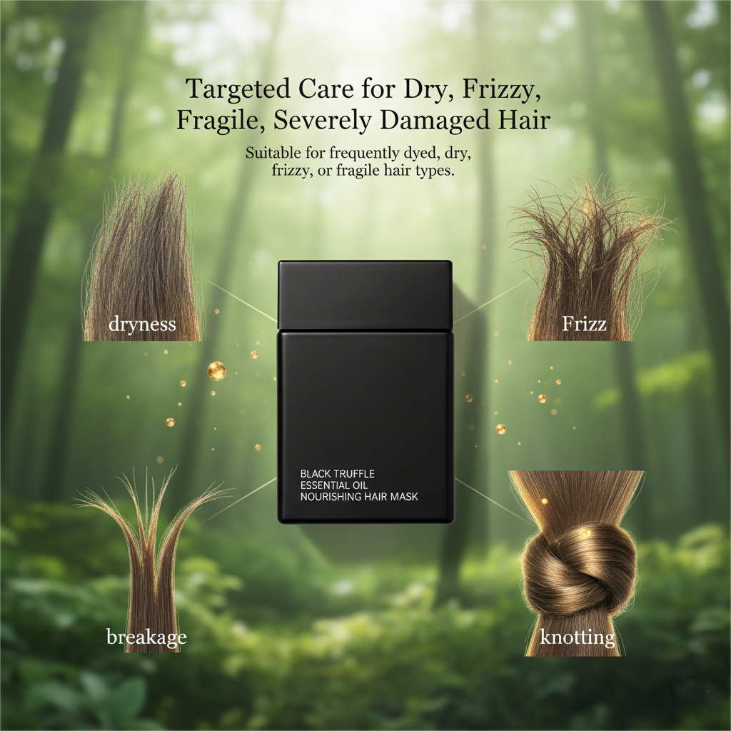 Targeted care for dry damaged hair