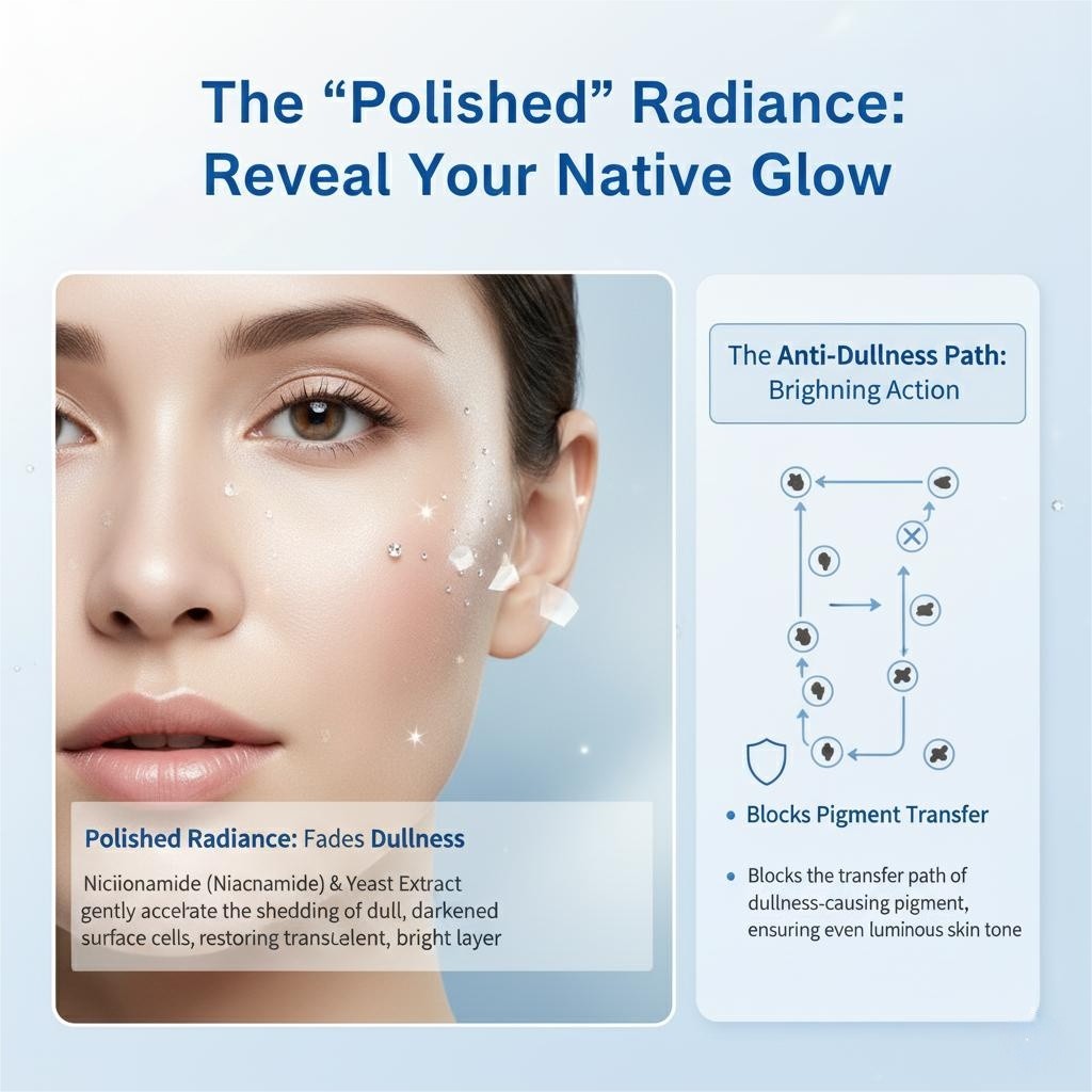 Niacinamide yeast extract brightening