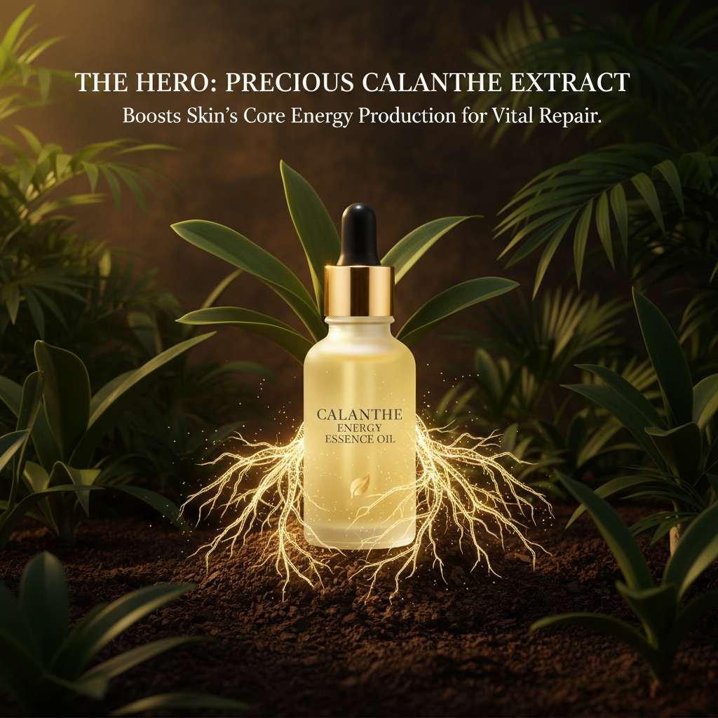 Calanthe orchid extract skin energy boost