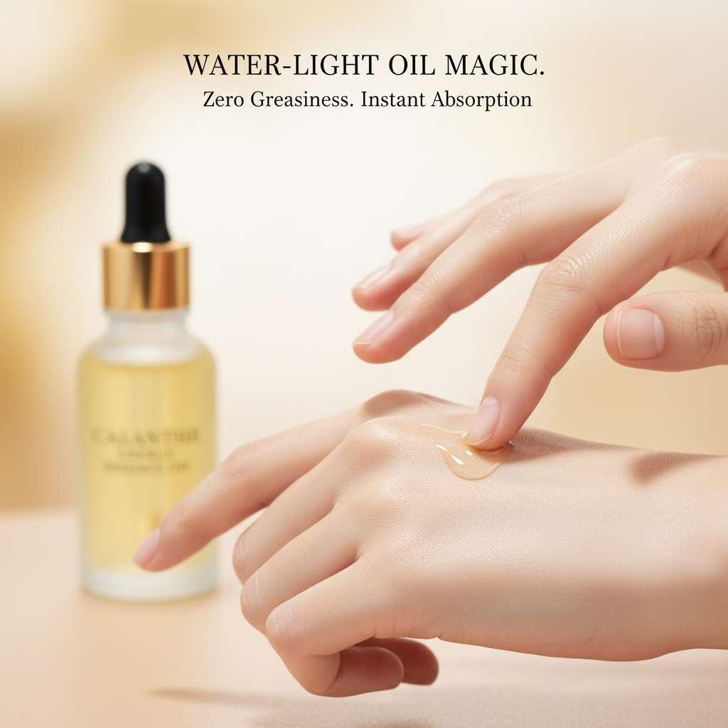 Water light texture zero greasiness face oil