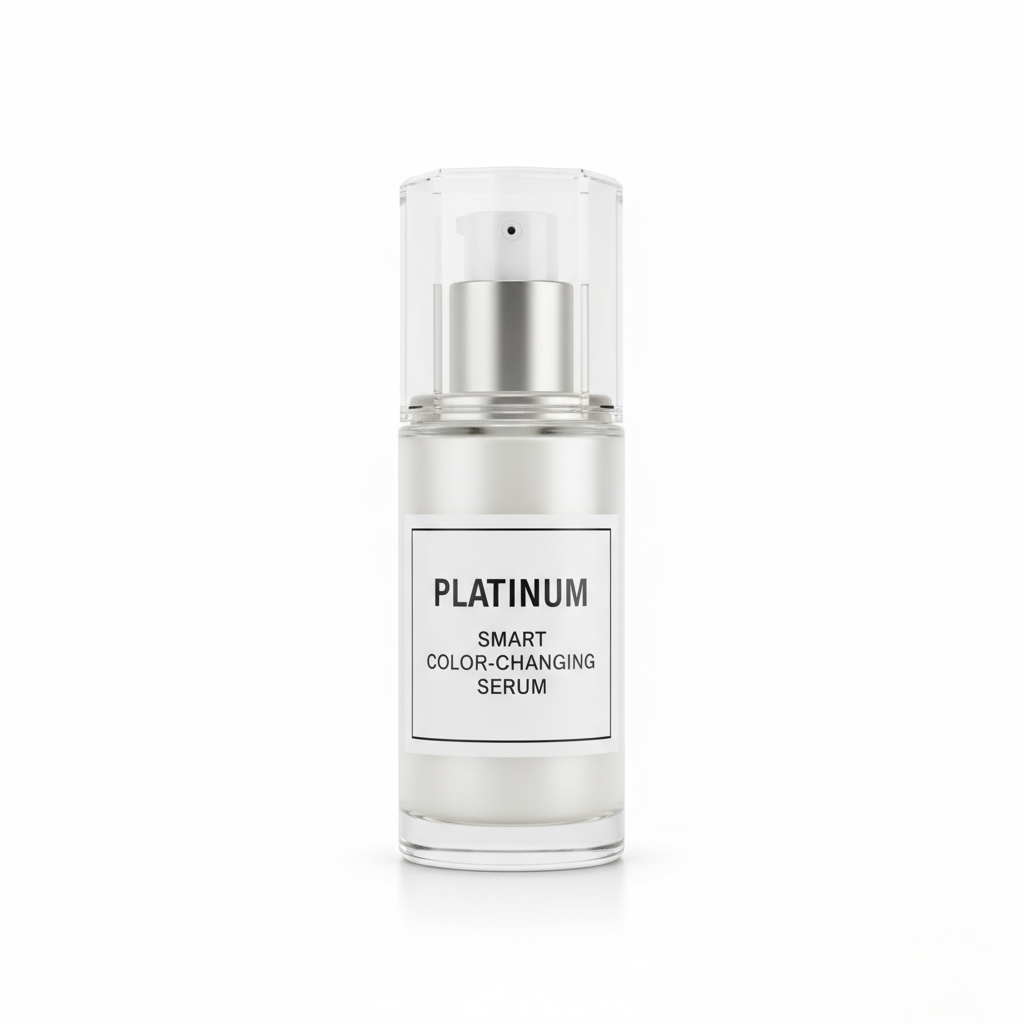 Private Label Cellular Energy Platinum Firming Serum | Color-Changing Tech | OEM Manufacturer