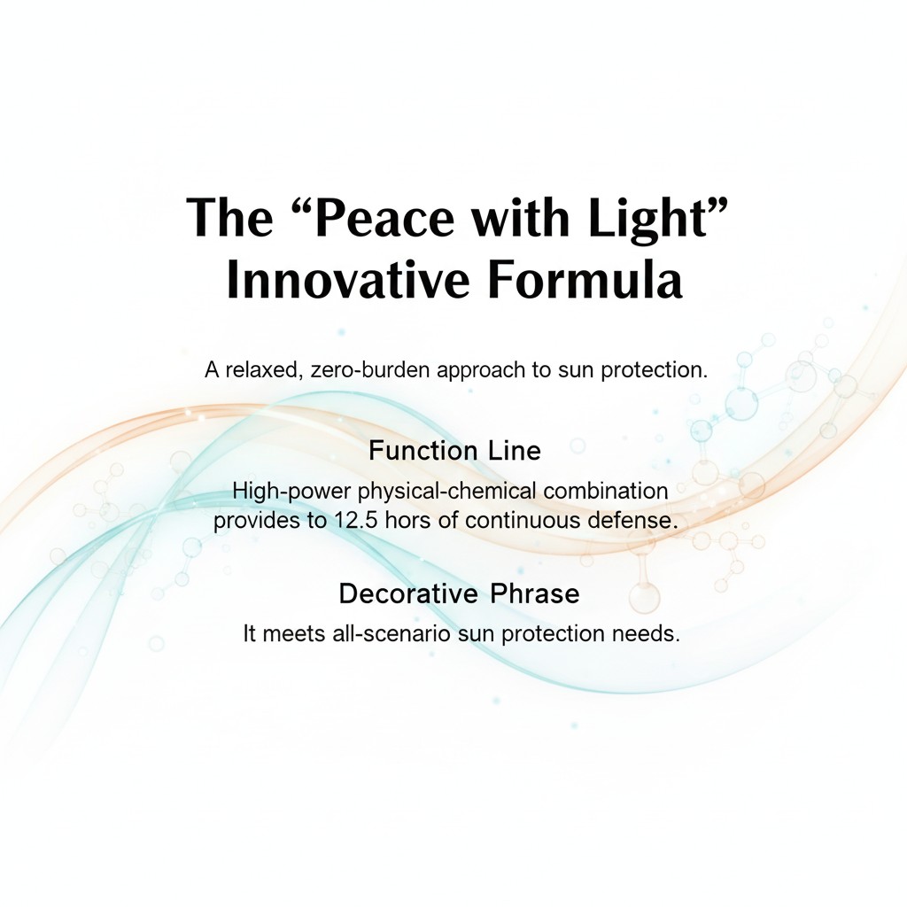 High power physical-chemical sunscreen formula offering 12.5 hours protection