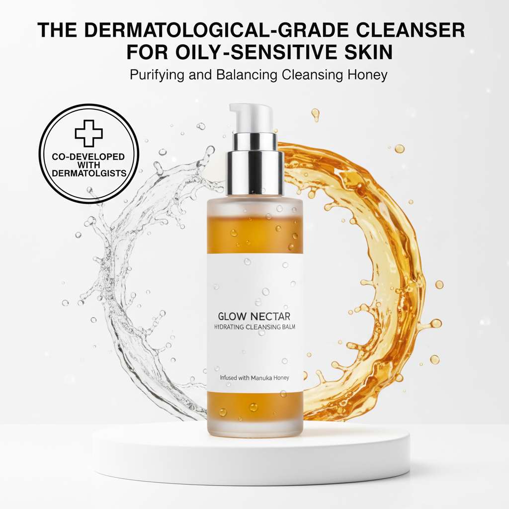 Dermatological grade cleanser oily sensitive skin