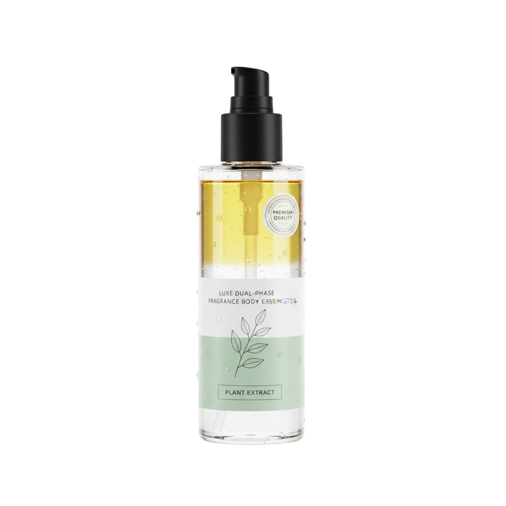 Private Label Dual-Phase Fragrance Body Essence Oil | Luxury Bi-Phase Body Oil Manufacturer
