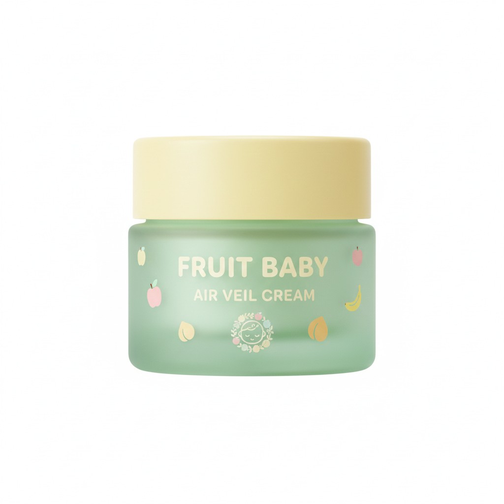 Private Label Fruit Baby Air Veil Cream - Lightweight Breathable Face Moisturizer Manufacturer