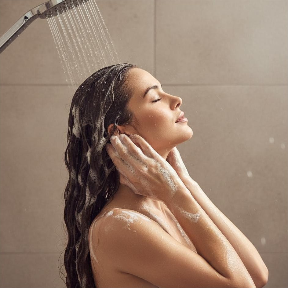 Luxury hair wash experience model