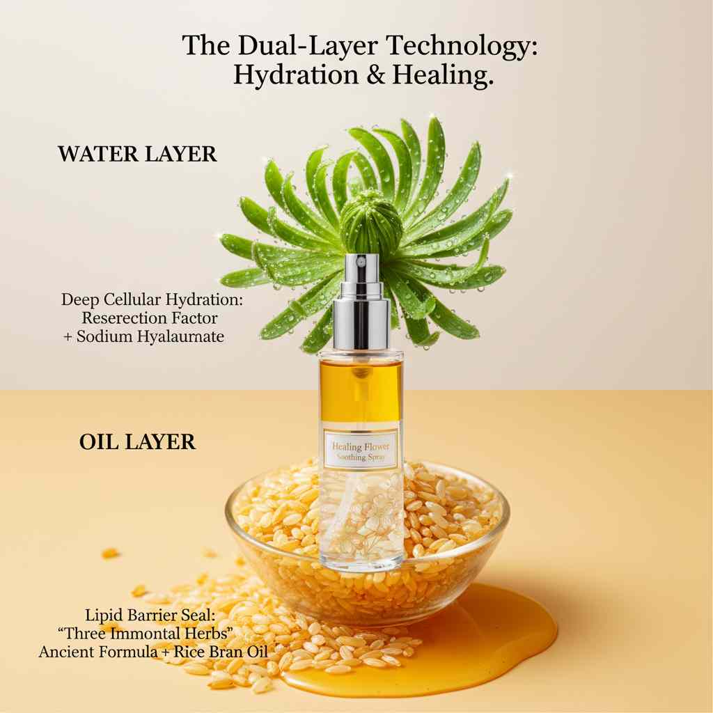 Dual layer technology hydration healing mechanism