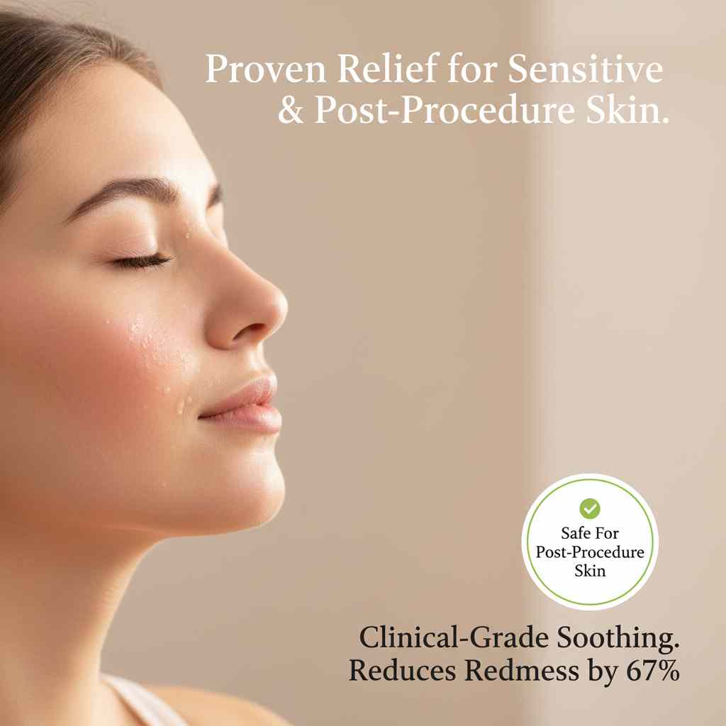 Proven relief sensitive post procedure skin results