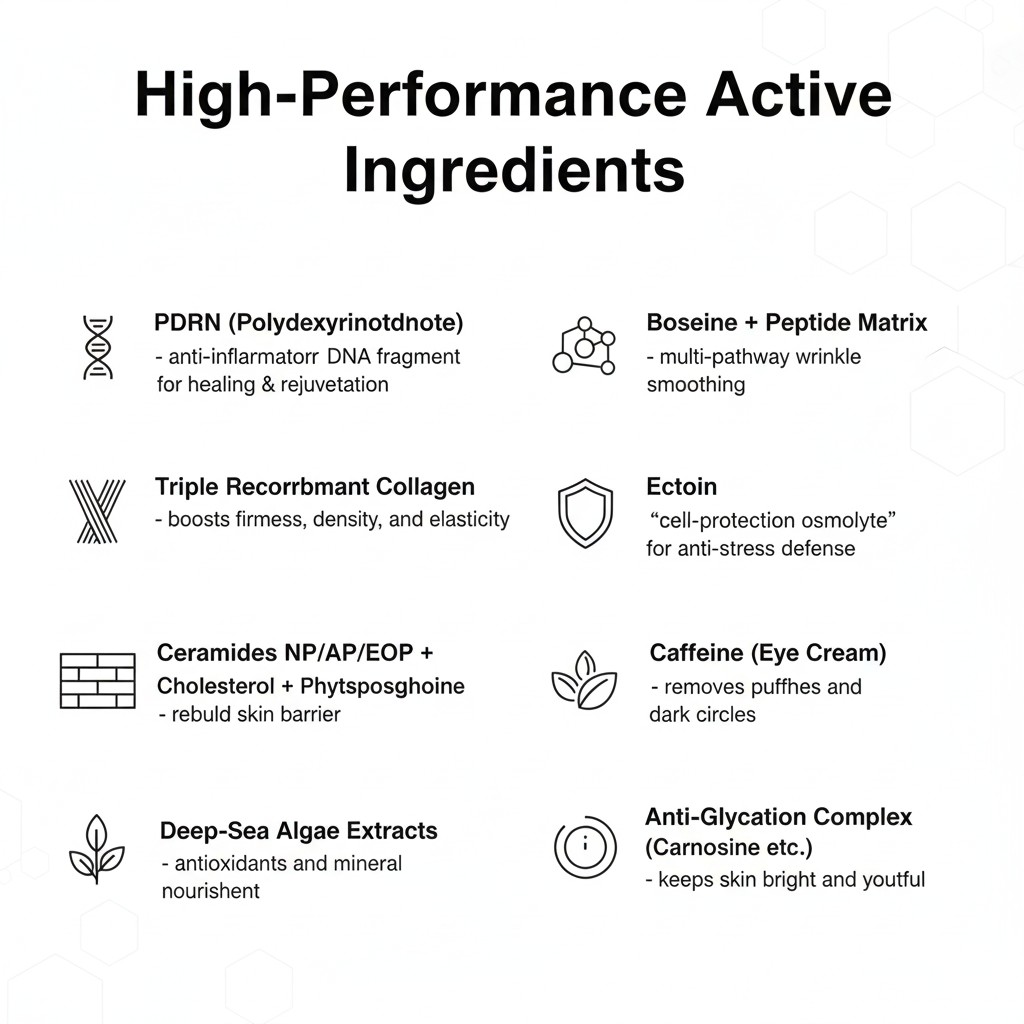 Active ingredients list