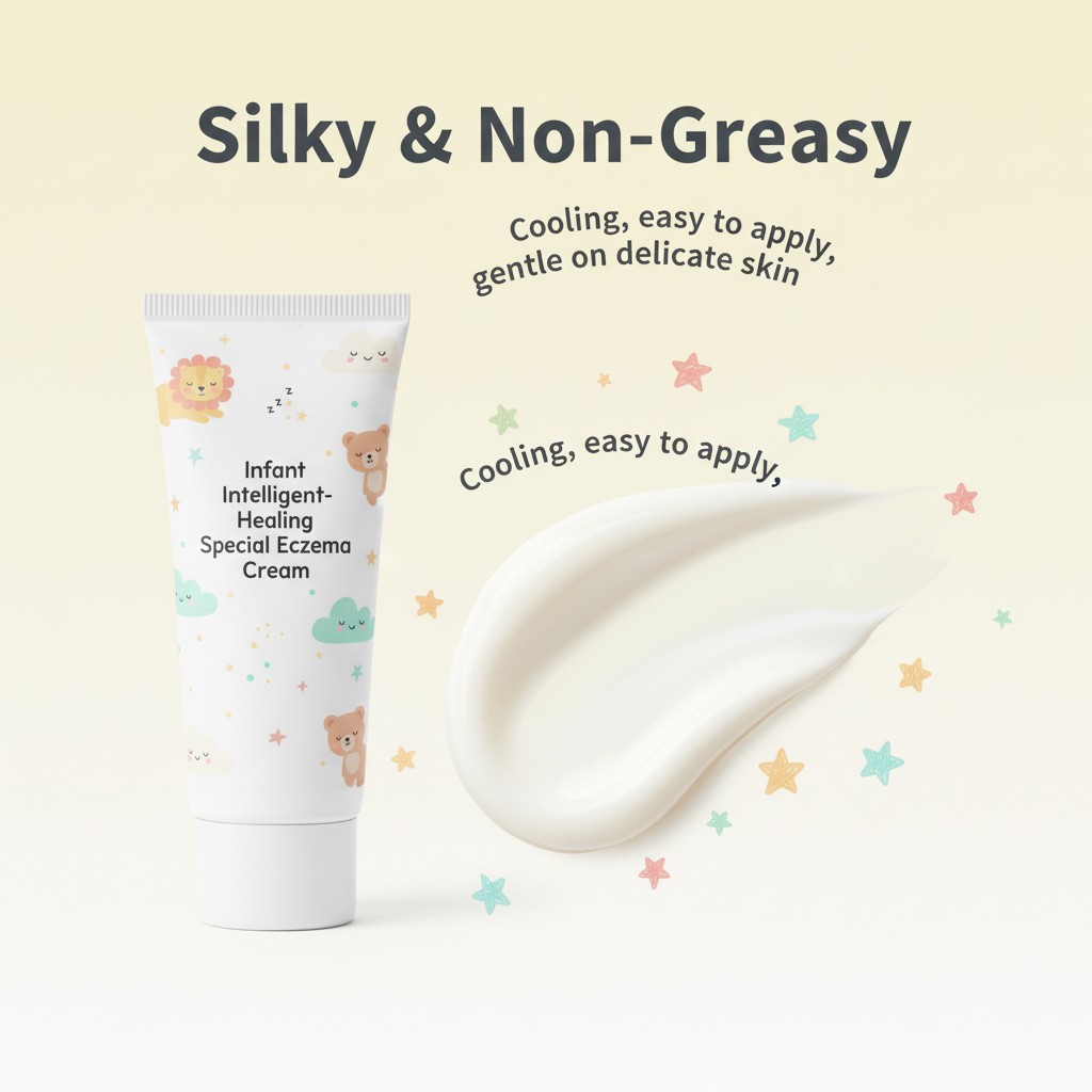 Silky non greasy texture