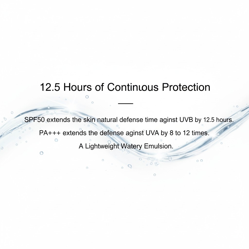 12 hours continuous protection spf50 pa