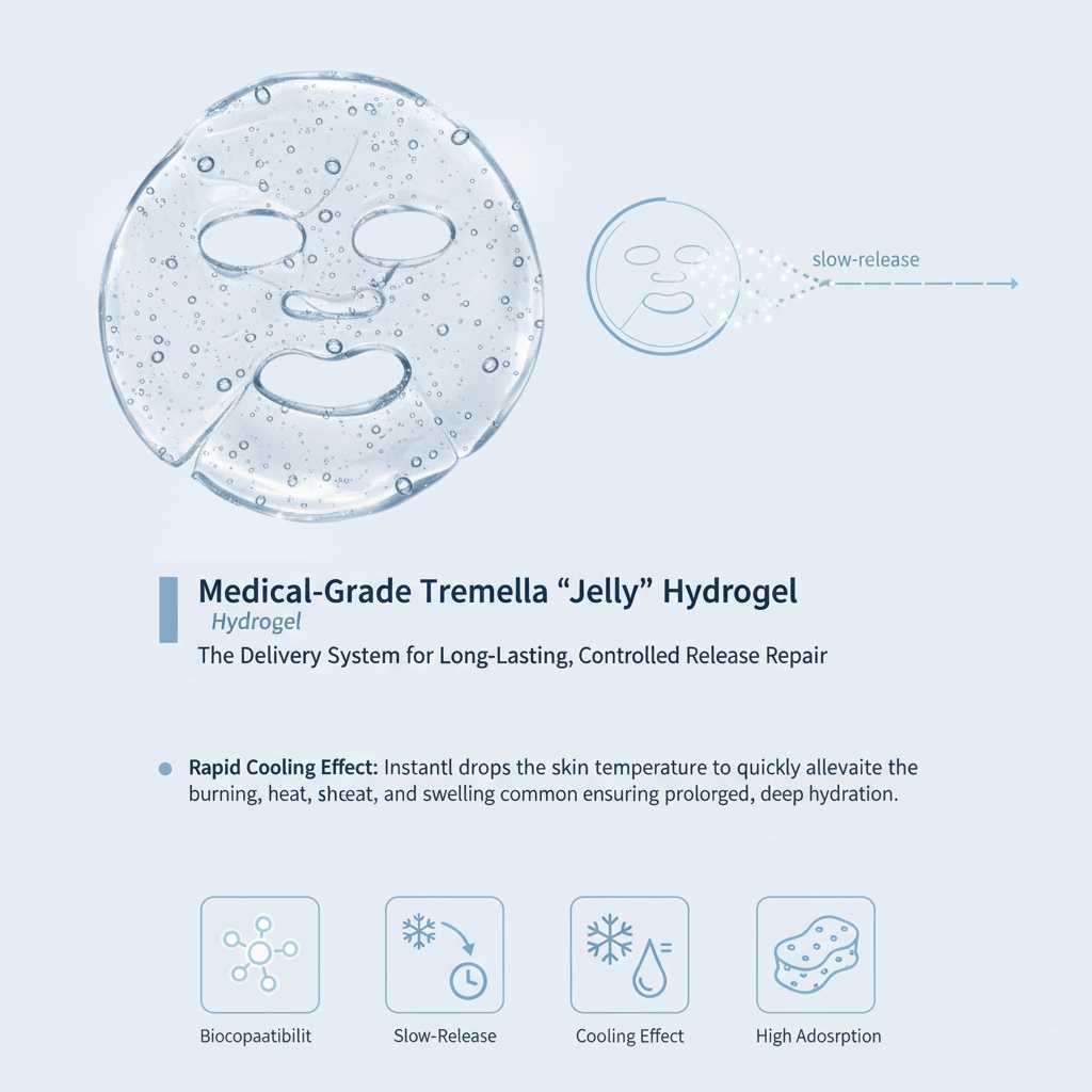 Slow release hydrogel delivery