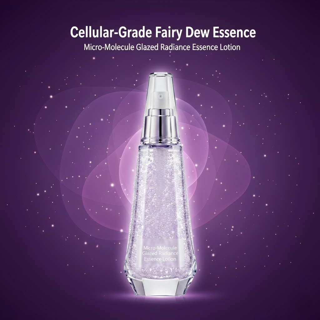 Cellular grade fairy dew essence lotion concept