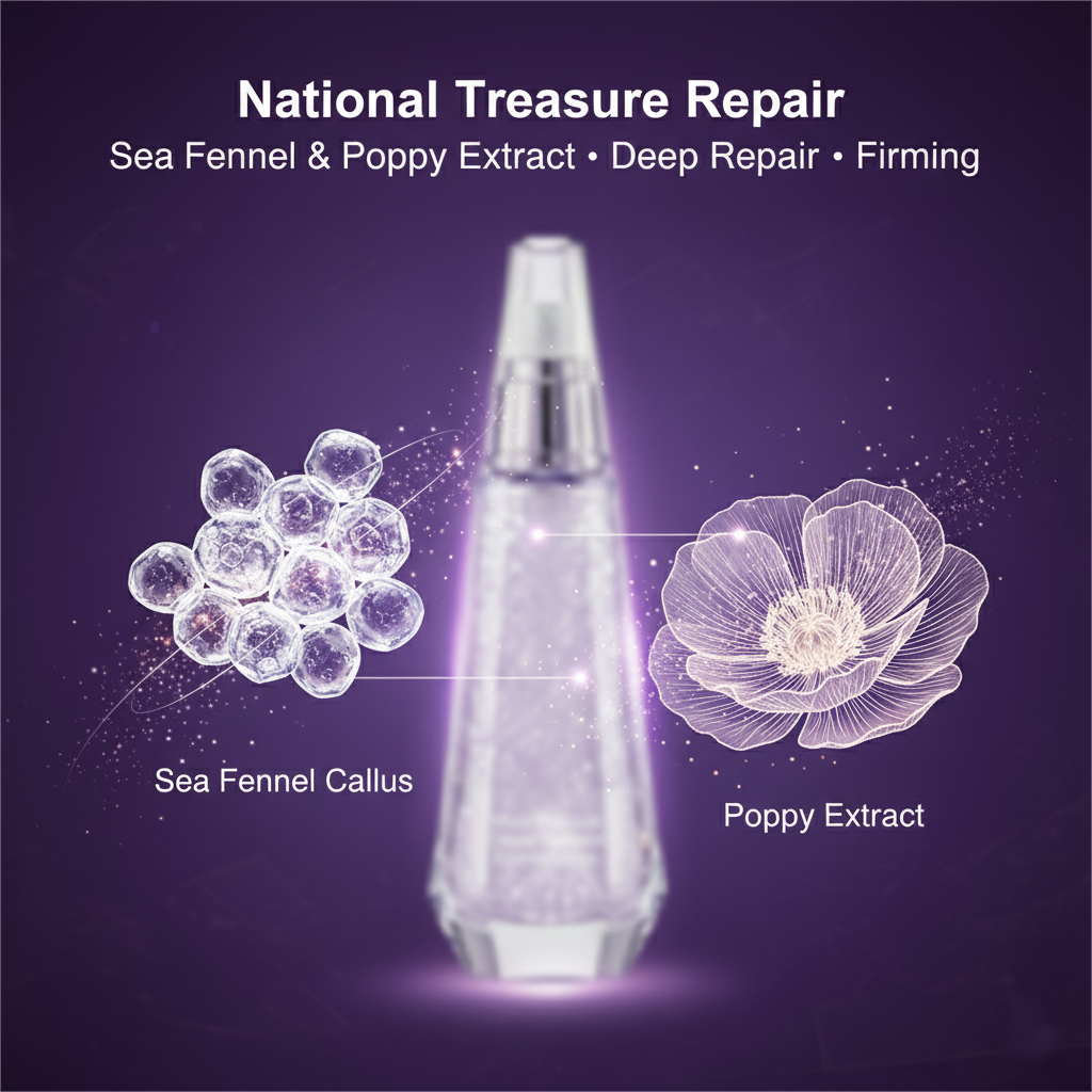 National treasure repair sea fennel poppy extract