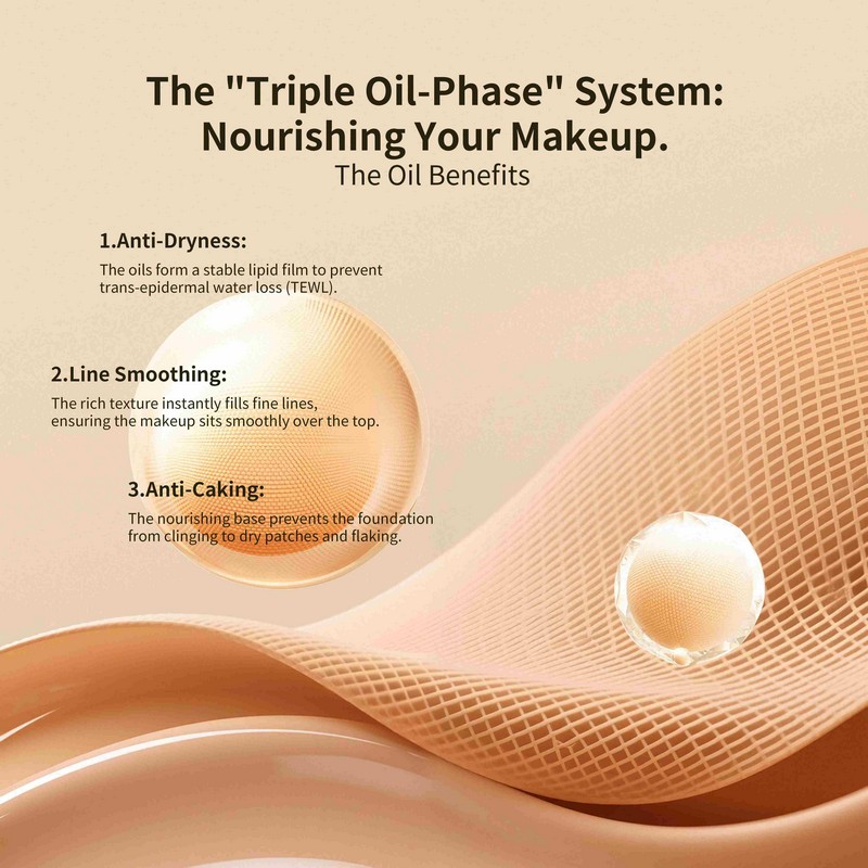 Triple oil phase system anti caking technology