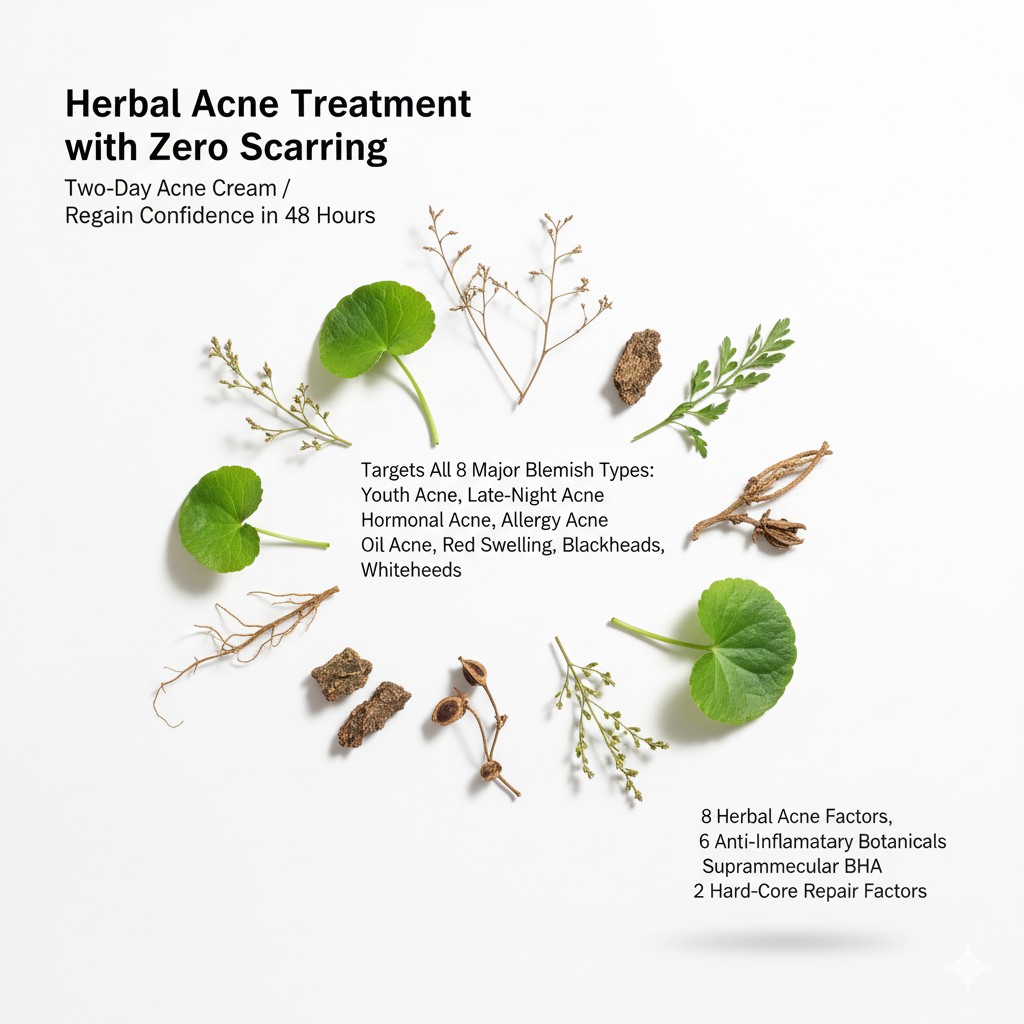 Herbal acne factors supramolecular bha formula