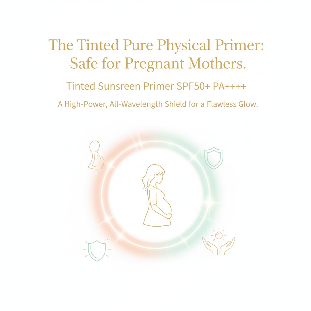 Tinted pure physical primer pregnancy safe concept