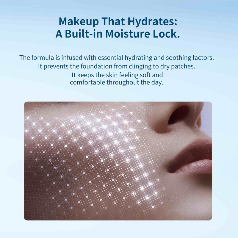 Hydrating moisture lock makeup base