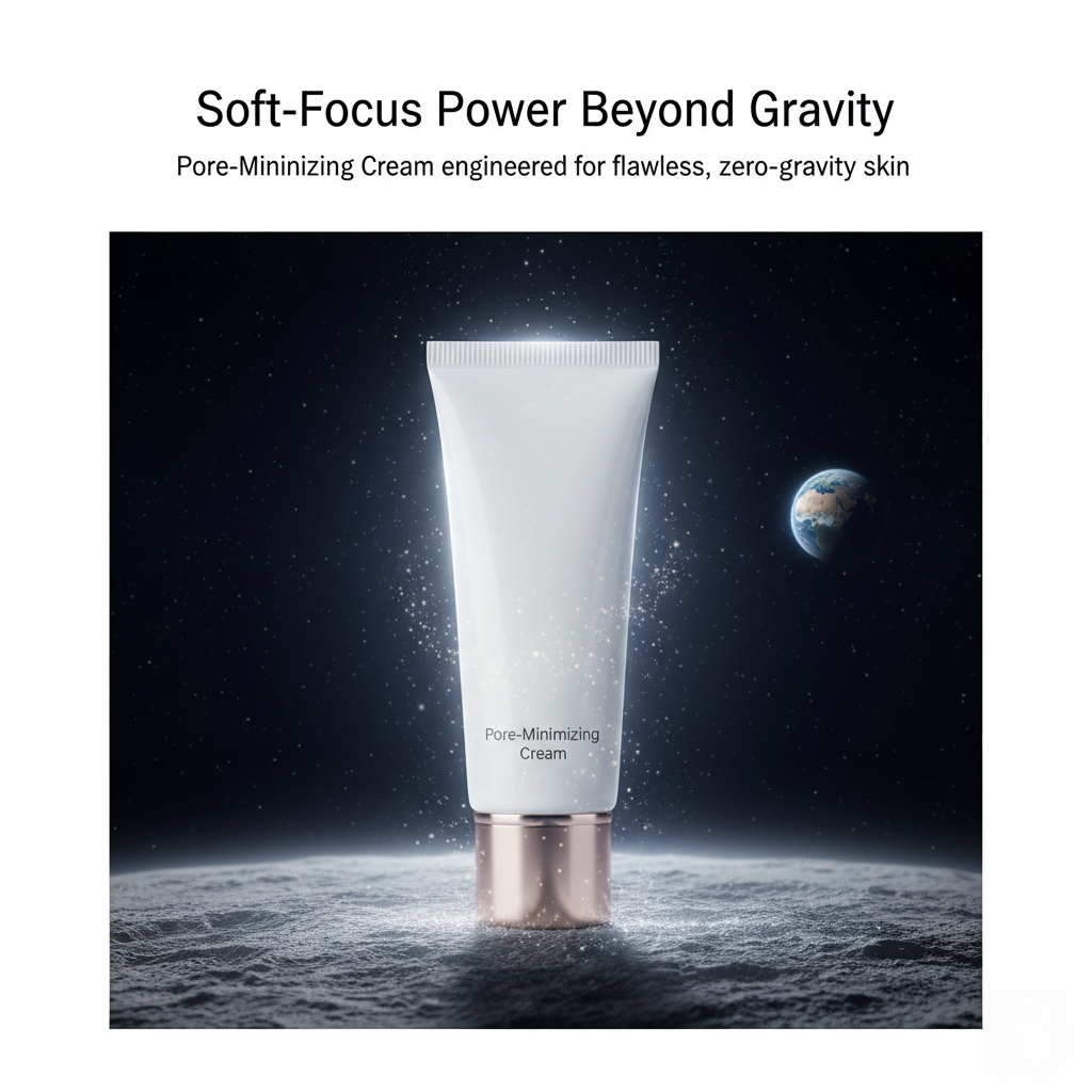 Soft focus zero gravity pore cream concept